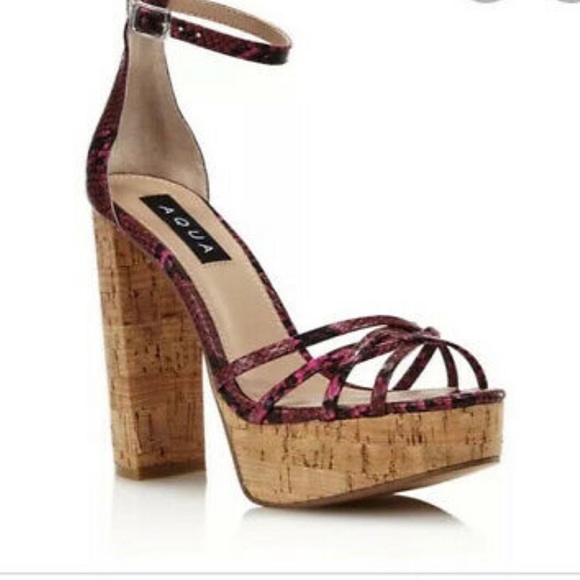 Aqua Milo High Heel Sandals - Picture 2 of 2